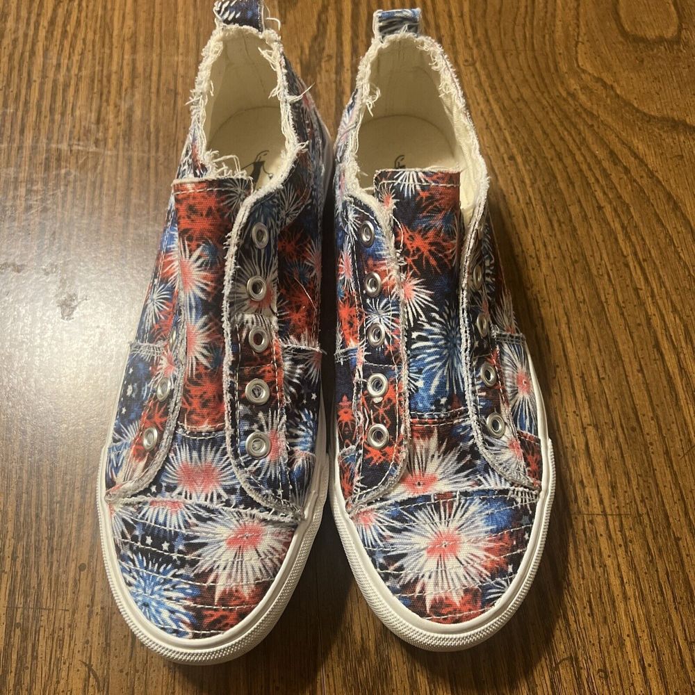 CORKY'S FOOTWEAR BABALU FIREWORKS SNEAKER WOMENS SIZE 8